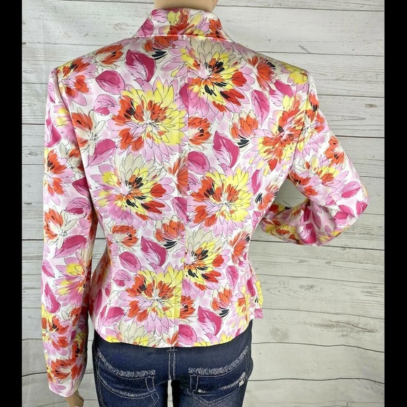 Jones New York Floral Jacket - Picture 9 of 12